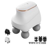 Chevaroo 4 Heads Massager,2025 New Chevaroo Horse Massager - 5 Adjustable Levels & Interchangeable Heads for Customized Massage,Handheld Electric Massage Gun Deep Tissue for Back, Neck-A