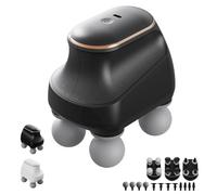 Chevaroo 4 Heads Massager,2025 New Chevaroo Horse Massager - 5 Adjustable Levels & Interchangeable Heads for Customized Massage，Handheld Electric Massage Gun Deep Tissue for Back, Neck-B