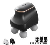 Chevaroo 4 Heads Massager,2025 New Chevaroo Horse Massager - 5 Adjustable Levels & Interchangeable Heads for Customized Massage，Handheld Electric Massage Gun Deep Tissue for Back, Neck-B