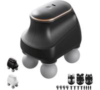 Chevaroo 4 Heads Massager, 5 Adjustable Levels & Interchangeable Heads, Chevaroo Horse Massager with Handheld Electric Massage Gun for Back, Neck & Muscle Relief-B