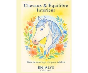 CHEVAUX & EQUILIBRE INTERIEUR: Livre de coloriage zen pour adultes