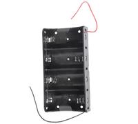 Chevnzev Contenitore per Batterie Multiuso LR20 D con Prevenzione delle Perdite E Design Anticaduta per Apparecchiature Mediche E Uso Laboratorio Portabatterie con Collegamento Resistenza