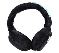 Chevnzev Scaldaorecchie per la vita quotidiana con adorabile motivo animale paraorecchie caldo confortevole earwear caldo confortevole earwear elastici paraorecchie, Nero , Taglia unica