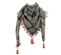 Chevnzev Shemagh Sciarpa per la testa del collo degli uomini delle donne scialle Kafiya Wrap Shemagh sciarpe da trekking con nappe antivento avvolgere il deserto, Giallo, Etichettalia unica