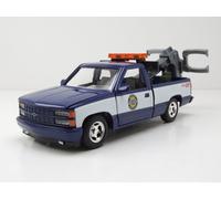Chevrolet 454 SS Pick Up Abschlepper 1992 Blu Bianco Modellino 1:24 MotorMax