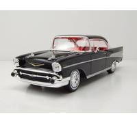 Chevrolet Bel Air Coupe 1957 Nero Oldtimer Maisto 1:18 Die-Cast