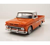 Chevrolet C10 Fleetside Pick Up 1966 Arancione Modellino 1:24 MotorMax