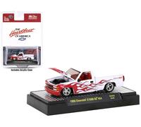 CHEVROLET C1500 SS454 Pick up - 1990 - white / red flames - M2 1:64
