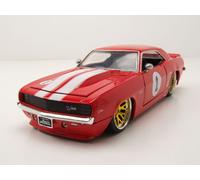 Chevrolet Camaro #1 1969 Rosso Quasi & Furious Modellino Auto 1:24 Jada Toys