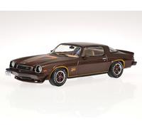 Chevrolet Camaro Z28 1977 marrone metallic modello di auto CLC413 IXO 1:43