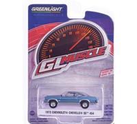 Chevrolet Chevelle SS 454 1973 Blu Metallico E Argento 1:64 Greenlight 13360D