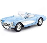 CHEVROLET Corvette - 1957 - bluemetallic - Yatming 1:24