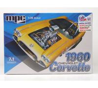 Chevrolet Corvette 1960 7 IN 1 Modellino Auto Kit Costruzione Plastica 1:25 MPC