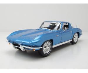 Chevrolet Corvette C2 1965 Blu Metallizzato Auto Sportivo 1:18 Maisto