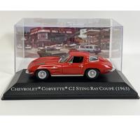 Chevrolet Corvette C2 Sting Ray Coupé 1963 Rosso 1:43 American Car Collection