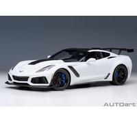 Chevrolet Corvette C7 ZR1 2019 Bianco Modellino 1:18 Autoart
