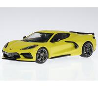Chevrolet Corvette C8 2020 giallo modello di auto MOC315 IXO 1:43