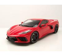 Chevrolet Corvette C8 2020 Rosso Modellino Auto 1:18 GT Spirit USA Esclusivo