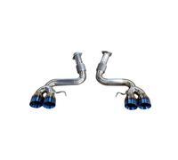 Chevrolet Corvette C8 6.2L 20-24 TOP SPEED PRO-1 Titanio Scarico Sistema Bl Tips