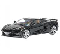 Chevrolet Corvette C8 Stingray 2020 nero modello di auto MOC304 IXO 1:43