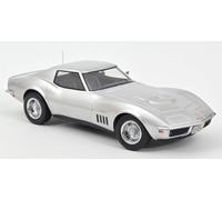 189032 Chevrolet Corvette C3 Coupe Silver Norev 1/18