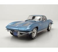 Chevrolet Corvette (c2) Stringray 1963 Blue 1:24 Model WB124232 WHITEBOX