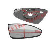 Chevrolet Cruze Orvm Convesso Ali Porta Bicchiere Specchio Set Con Piastra Base