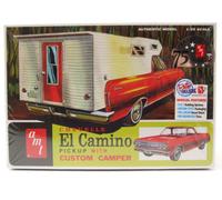 Chevrolet El Camino Camper 1965 Kit Modellismo Plastica Modellino Auto 1:25 AMT