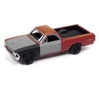 CHEVROLET El Camino - Regal red - 1966 - Barn finds - Johnny Lightning 1:64