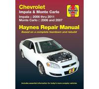 Chevrolet Impala (2006-2011) & Monte Carlo (2006-2007) Haynes Repair (Tascabile)