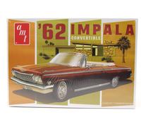 Chevrolet Impala Convertible 1962 Kit Modellismo Plastica Auto 1:25 AMT