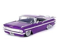 Chevrolet Impala SS Dub Wire 1959 Viola Modellino 1:24 Jada Toys