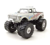 Chevrolet K-10 USA-1 Monster Truck 1970 Modellino Auto Bianca 1:43 Greenlight