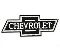 Chevrolet Logo Auto USA Mend Ferro Ricamato Toppa Patch Nero