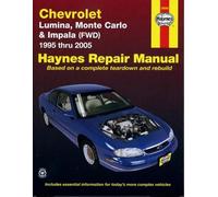 Chevrolet Lumina, Monte Carlo & Impala (FWD) (95 - 05) (Tascabile)