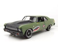 Chevrolet Nova Warhawk Street Fighter 1970 Verde Modellino 1:18 GMP