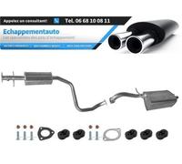 Chevrolet Tacuma Rezzo 1.6 2.0 2000-2010 Silenziatore Centrale + Posteriore