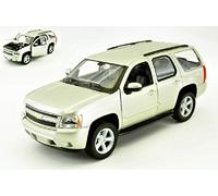 CHEVROLET TAHOE 2008 SILVER 1:24-27 - Welly - Auto Stradali - Die Cast - Modellino