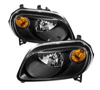Chevy 06-11 HHR Nero Alloggiamento Ricambio Fari Sinistro + Destro Lato