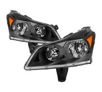 Chevy 09-12 Traverse Fari Ricambio Sinistro + Destro Nero Alloggiamento Ls Lt