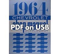 Chevy Auto Negozio Manuale Su USB 1964 1963 1962 1961 Impala Bel Aria Biscayne