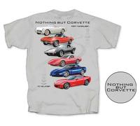 Chevy Chevrolet Solo Corvette Auto Cabrio Vintage T Shirt CVNBCR-GY