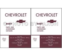 Chevy Corpo Parti Libro 1965-1969 Camaro El Chevelle Nova II Impala Caprice