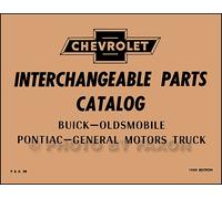 Chevy GMC Parti Interchange Libro 1958 1957 1956 1955 1954 1953 1952 1951 1950