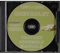 Chevy Montaggio Manuale CD Impala Bel Aria Biscayne 1961 1962 1963 1964