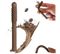 Chewable Breath Sticks with Essential Oils, Chewable Breather Quit, Reusable Silicone Chewer for Adults, Can Be Taken Anywhere - Natural Focusing(coffee flavor)