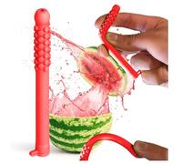 Chewable Breath Sticks with Essential Oils, Chewable Breather Quit, Reusable Silicone Chewer for Adults, Can Be Taken Anywhere - Natural Focusing(watermelon flavor)