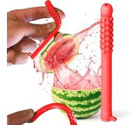 Chewable Essential Oil Breath Stick, Chewable Breath Sticks with Essential Oils, Fresh Breath Can Be Taken Anywhere, Anytime Use, Focus & Clear Respiratory Support (Watermelon flavor)