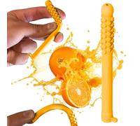 Chewable Essential Oil Breath Stick, Chewable Breath Sticks with Essential Oils, Fresh Breath Can Be Taken Anywhere, Anytime Use, Focus & Clear Respiratory Support (Orange flavor)