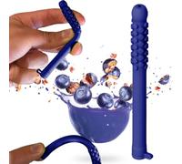 Chewable Essential Oil Breath Stick, Chewable Breath Sticks with Essential Oils, Fresh Breath Can Be Taken Anywhere, Anytime Use, Focus & Clear Respiratory Support (Blueberry flavor)